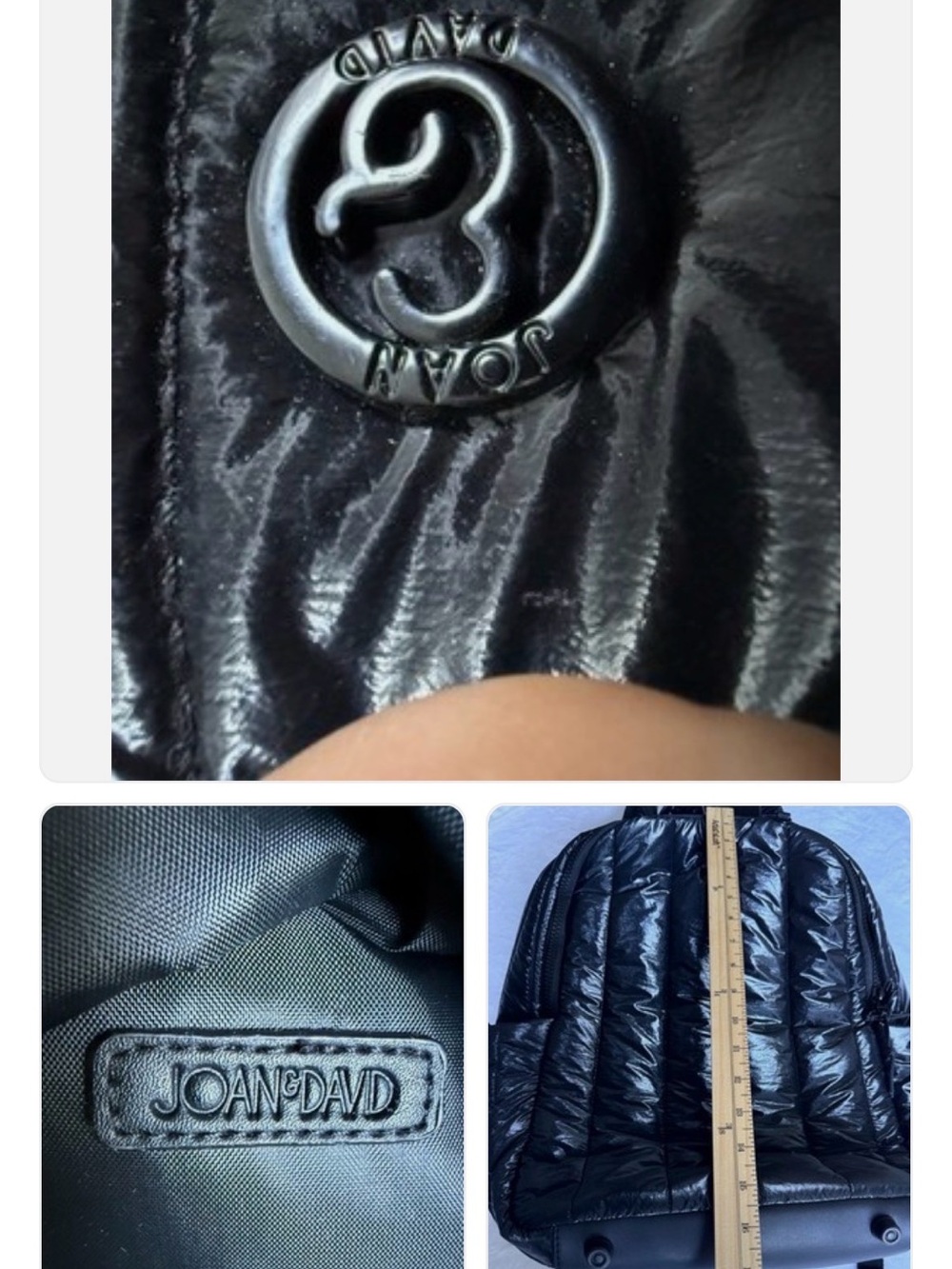Joan & David Nebula Tubular Travel Backpack NWT - Picture 6 of 6